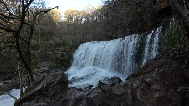 Four waterfalls hike in wales
