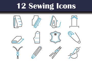 Sewing Icon Set