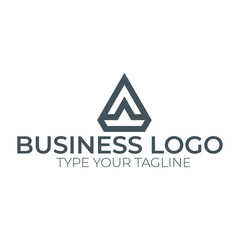 creative modern typography and monogram logo design
