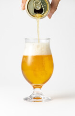 ビアグラスに注がれたビール