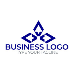 creative modern typography and monogram logo design
