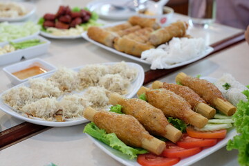 chicken with vegetables, Thai food