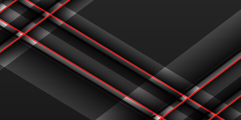 Black background with red lines