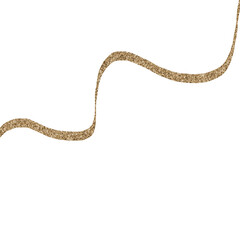 Isolated transparent background png gold element for graphic design