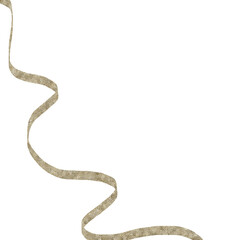 Isolated transparent background png gold element for graphic design