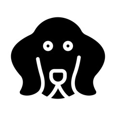 dog glyph icon