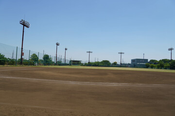 市民野球場の風景