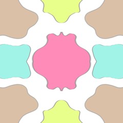 set of colorful frames