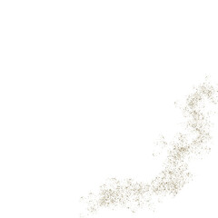 Isolated transparent background png gold element for graphic design