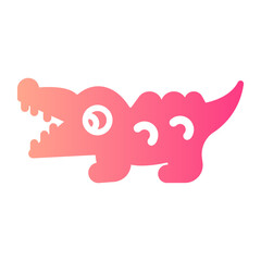 crocodile gradient icon