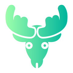 deer gradient icon