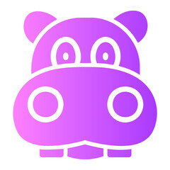hippo gradient icon