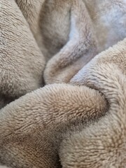 close up of a fur coat