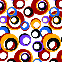 geometric color round pattern texture background design