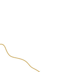 Fototapeta premium Isolated transparent background png gold element for graphic design
