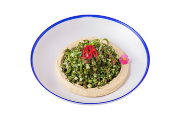 Mashed potatoes with cucumber