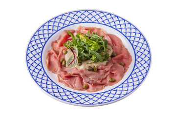 Pieces of meat with chickpeas