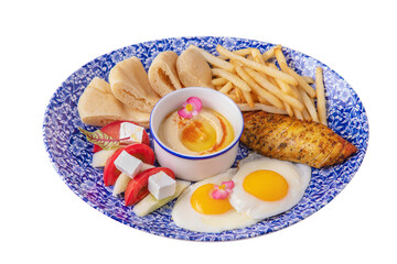 Georgian bread with chicken breast