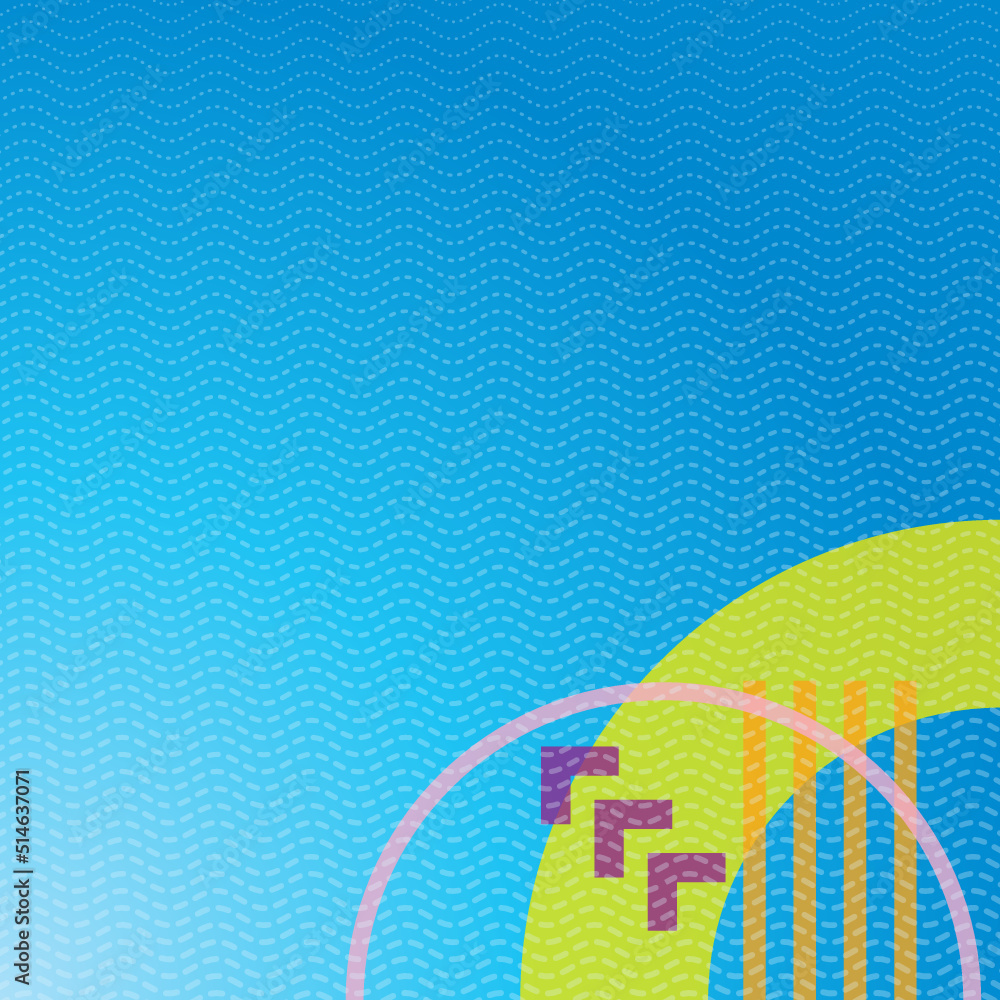 Poster futuristic structure circle elements concept for corner.