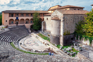 Spoleto. Perugia.Teatro romano di Spoleto
 - obrazy, fototapety, plakaty