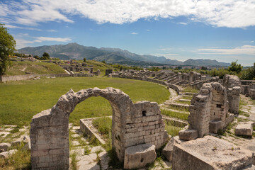 Salona,Spalato. Resti dell' anfiteatro romano.