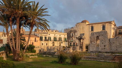 Siracusa. Resti del Foro di epoca romana