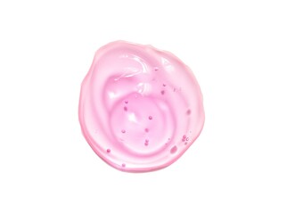 Cosmetic rose pink peeling gel beauty texture background