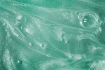 Glowing green blue emerald waves mermaid shimmering cosmetic miracle texture gel body spray
