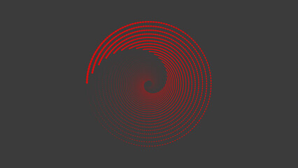 circle dot red color background 