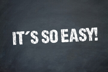 It´s so easy!