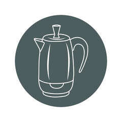 Coffee, kettle, percolator icon