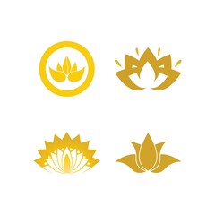 Beauty vector lotus icon