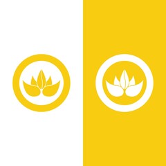 Beauty vector lotus icon