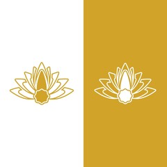 Beauty vector lotus icon