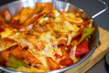 A Delicious Cheese Baked Vegetable Pot