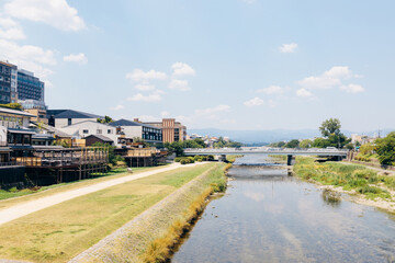初夏の京都、鴨川
