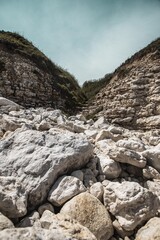 rocks and sky