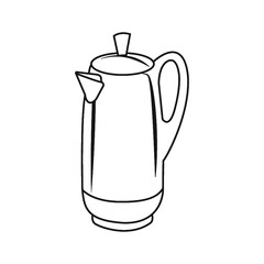 Italian, maker, percolator icon
