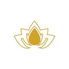 Beauty vector lotus icon