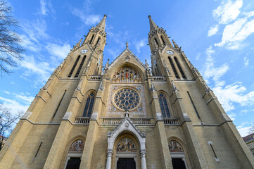 Budapest, Hungary.  Szent Erzsebet church or St. Elizabeth's Parish Church