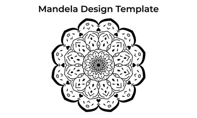Creative Modern Luxury Mandela Design Template vector 