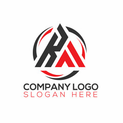 RF Letter Logo Design