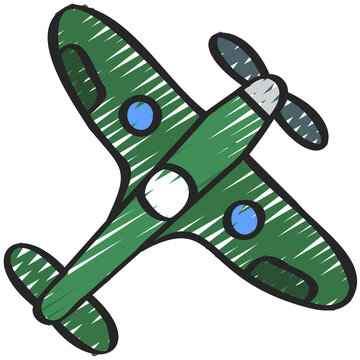 Spitfire Plane Icon