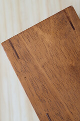 wooden object close up