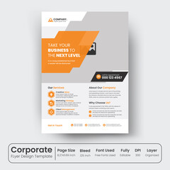 Corporate business flyer design for industries