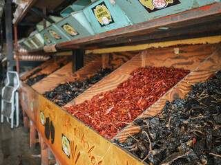 Local market in La Paz, Baja California Sur, Mexico