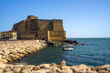 castello dell 'ovo from the seafront of Naples