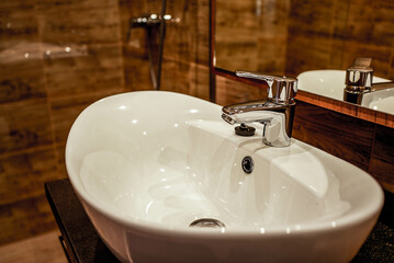 Luxury bathroom and a basin