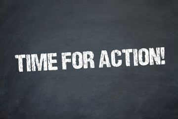 Obraz premium Time for Action!