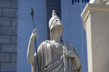 Obraz premium statue of republic, Beauty f Paris, détails